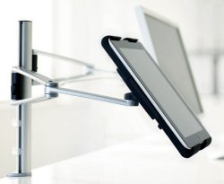 Tischhalterung für Tablet und Computermonitor