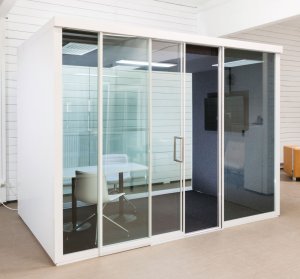 modulare Büro-Raumkabinen mit hoher Schallabsorbtion