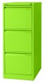 grün lackierter Büro-Stahlschrank