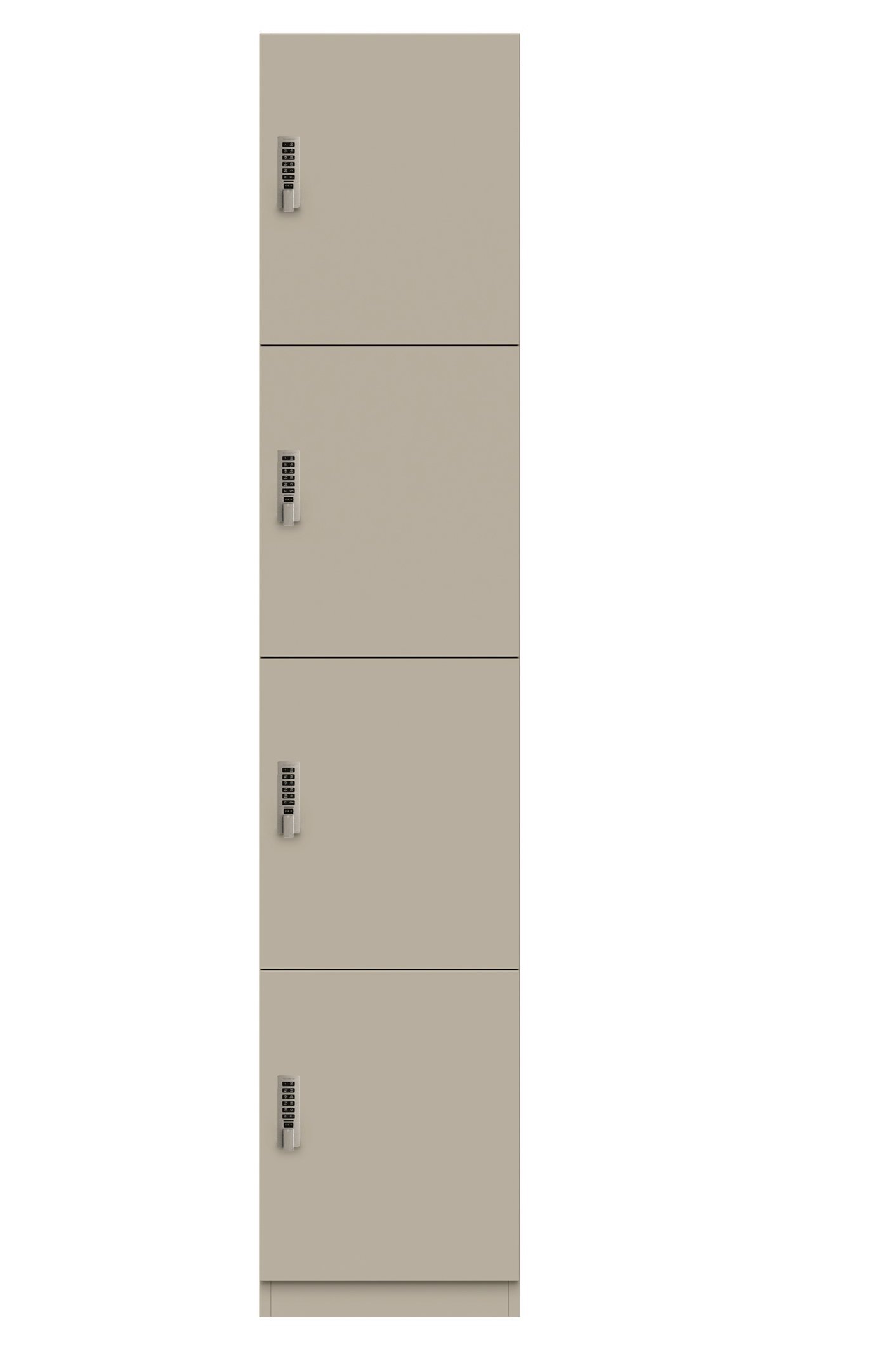 moderner Schließfachschrank mit digitalen Zahlenkombinationsschlösser