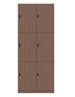 Schließfachschrank 6 Schließfächer mit RFID-Schlösser
