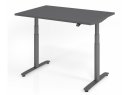 massiver Sitz- und Stehb&uuml;rotisch mit Bluetooth-Funktion elektrisch h&ouml;henverstellbar