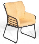 Gartenstuhl Cosy anthrazit / apricot