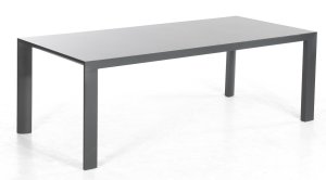 Großer robuster Gartentisch witterungsbeständig Altholz-Dekor