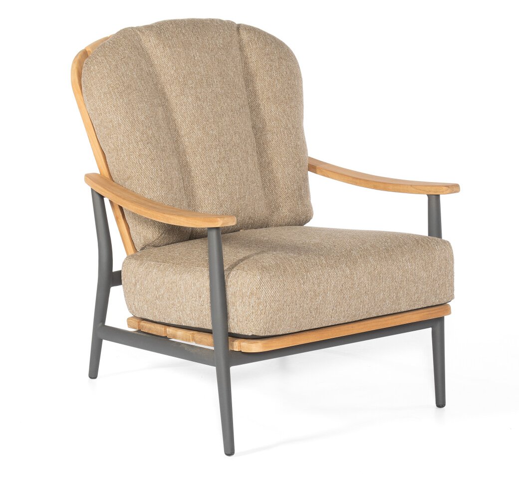 bequemer Lounge-Sessel für Terrasse und Garten