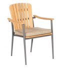  Teak- / Alu-Gartenstuhl