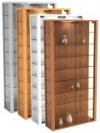 abschließbare Kleinteile-Wandvitrine