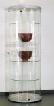 elegante und preiswerte Rundvitrine