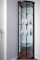 viertelrunde Eckvitrine