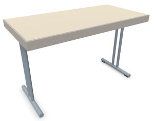 kleiner Konferenztisch leichtgängig ein-ausklappbar