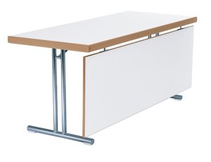 Klapptisch massiv Konferenz-Seminartisch platzsparend lagerbar