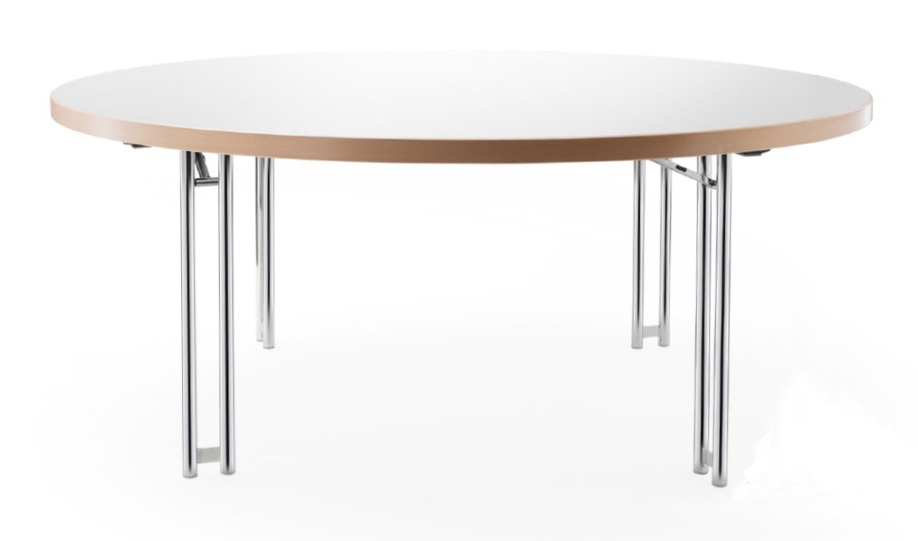 runder Veranstaltungtisch langlebig platzsparend lagerbar