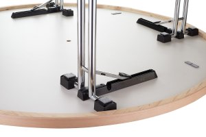 runder Kongresstisch mit ein- / ausklappbaren Tischbeine