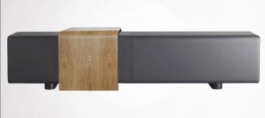 moderne Wartezimmer-Polsterbank strapazierfäig