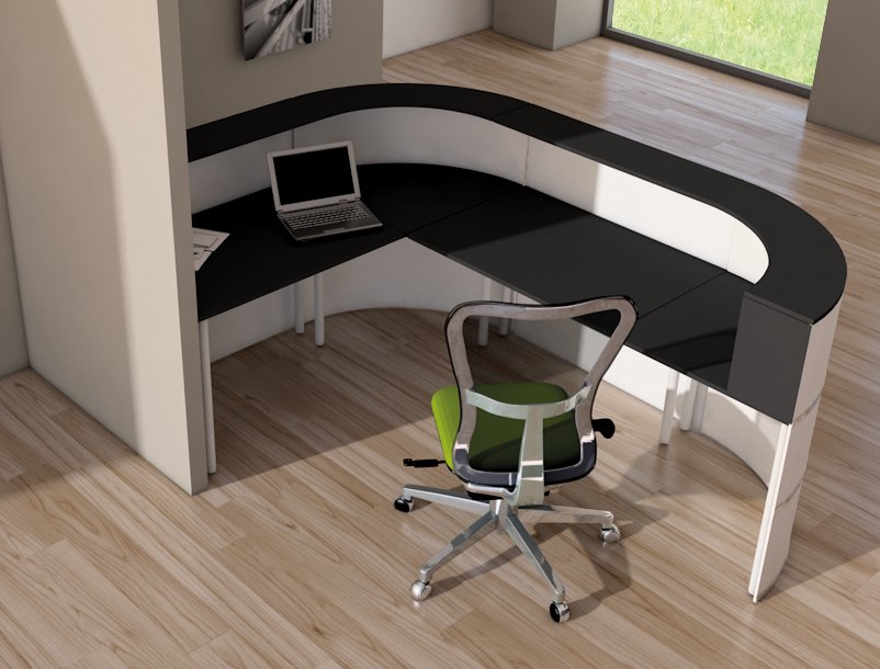 preiswerte Rezeptionstheke für das Bürovorzimmer