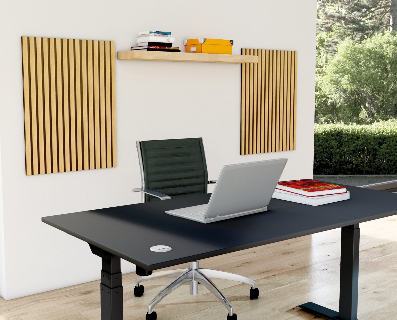 schalldämmende Wandpaneele moderne Wandverkleidung undeffektive Schallabsorbtion