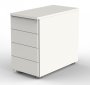 abschliebarer Schreibtisch-Anstellcontainer 
