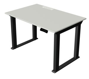 kleiner Sitz- Stehbürotisch Tischplatte inkl. Stromanschluß u. USB-Ladeports kleiner Sitz- Stehbürotisch Tischplatte inkl. Stromanschluß u. USB-Ladeports