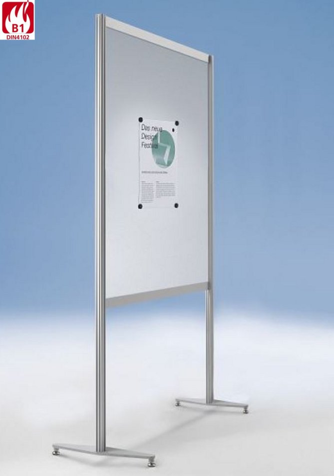 mobilbe Moderations- u. Aushangstellwand
