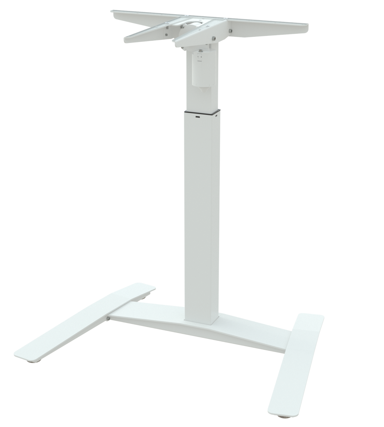 preiswertes Sitz-Steharbeitstisch-Gestell Tischplatte mit Breite 80 bis 100 cm und Tiefe 60 bis 100