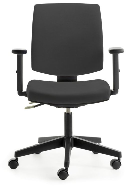 speziell für Frauen entwickelter Bürostuhl LadyLike: bequemer  Schreibtischstuhl mit einem schmutzabweisenden Sitzbezug (anthrazitfarbig)