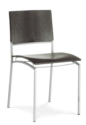 hochwertiger Esstisch mit robuster Tischplatte in Holzdekor und einem