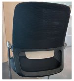 Seminarstuhl Rückenlehne mit Netzbespannung