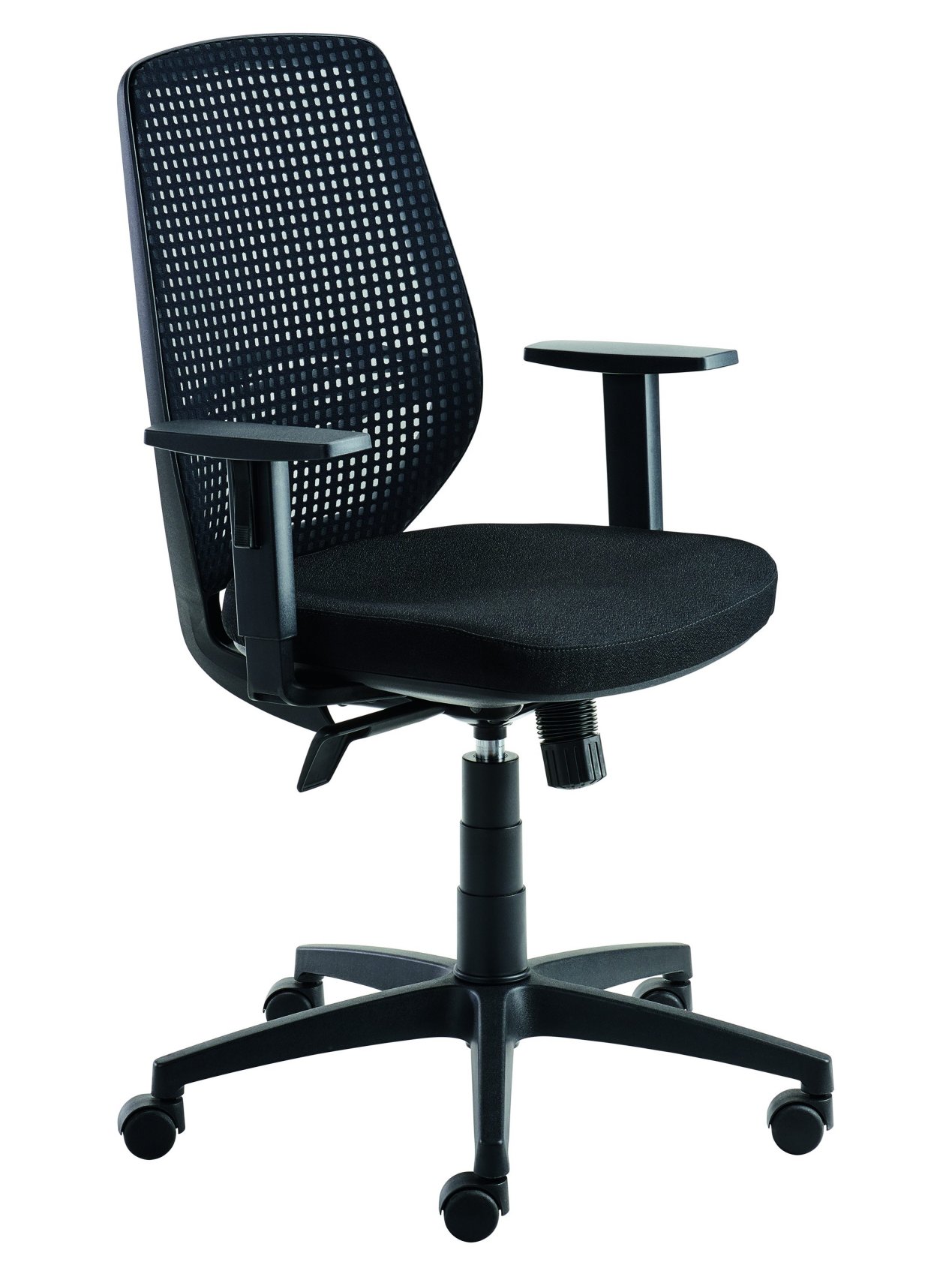 günstiger Bürodrehstuhl für das Homeoffice mit Hartbodenlaufrollen