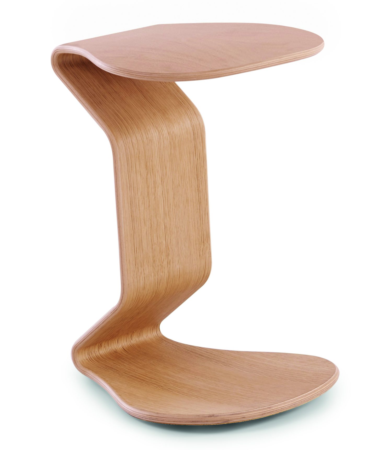 rückenschonender Schreibtischhocker Sitzhöhe 54 cm mit leicht schwingendem Holzgestell
