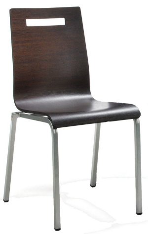 stapelbarer Stuhl mit bequemer Sitzschale