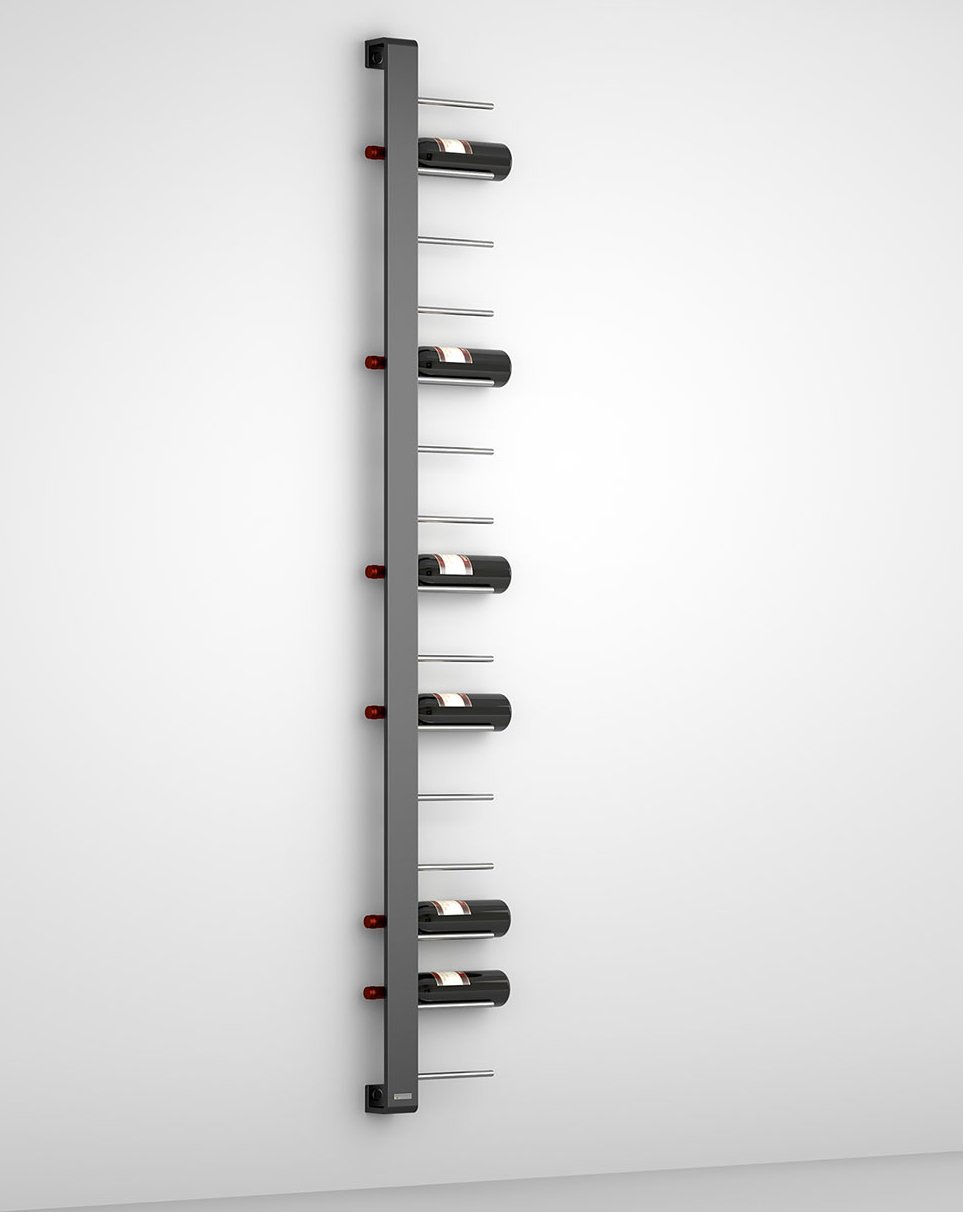 hochwertiges Weinflaschen-Wandregal für 15 Weinflaschen